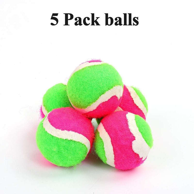 Cooraby Toss and Catch Paddle Game 5 Set Paddle Toss and Catch Ball Sport Games Suitable for Sports, Beach and Party Favor with Storage Bag, 10 Paddles and 5 Balls - Image 5